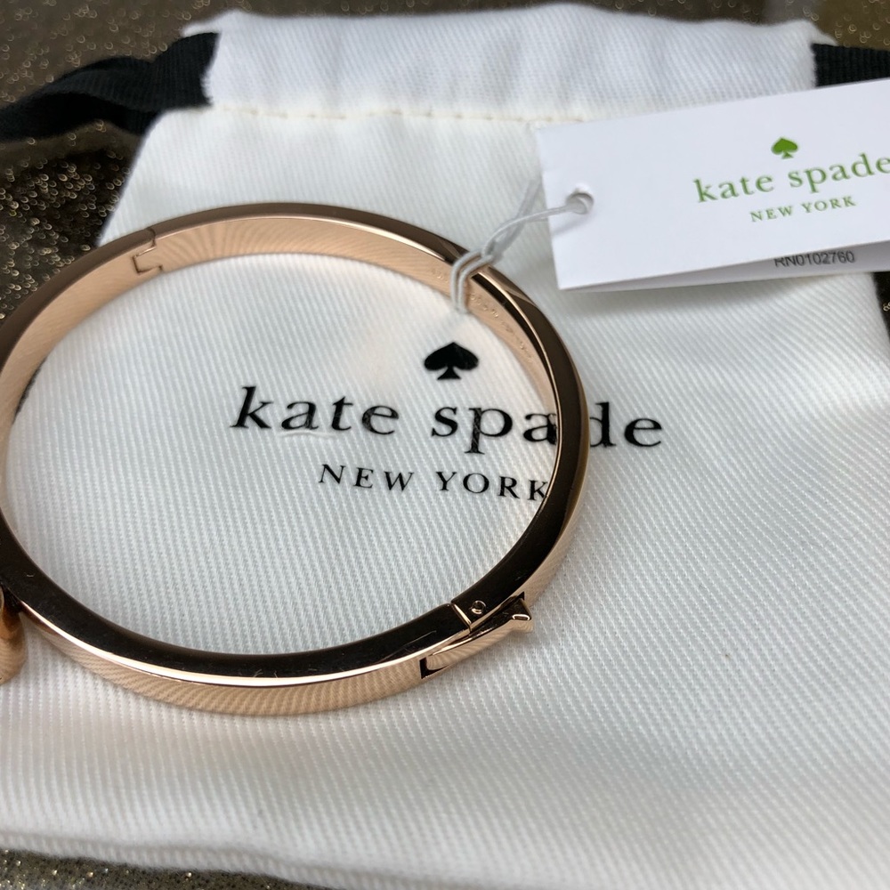 🎁 Kate spade ready set bow rose gold bracelet - Picture 6 of 7